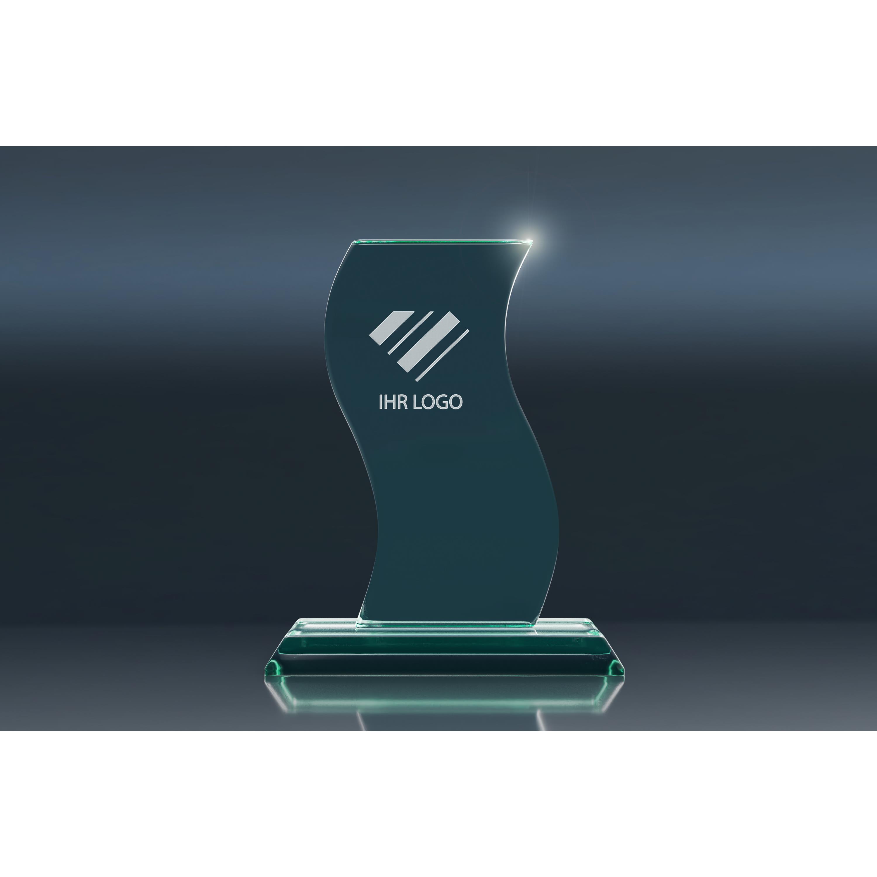 Crystal Trophy THIN WAVE (M)