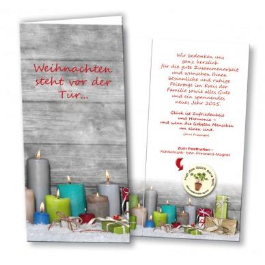 Eco-Pin auf Klappkarte mit starkem Magneten