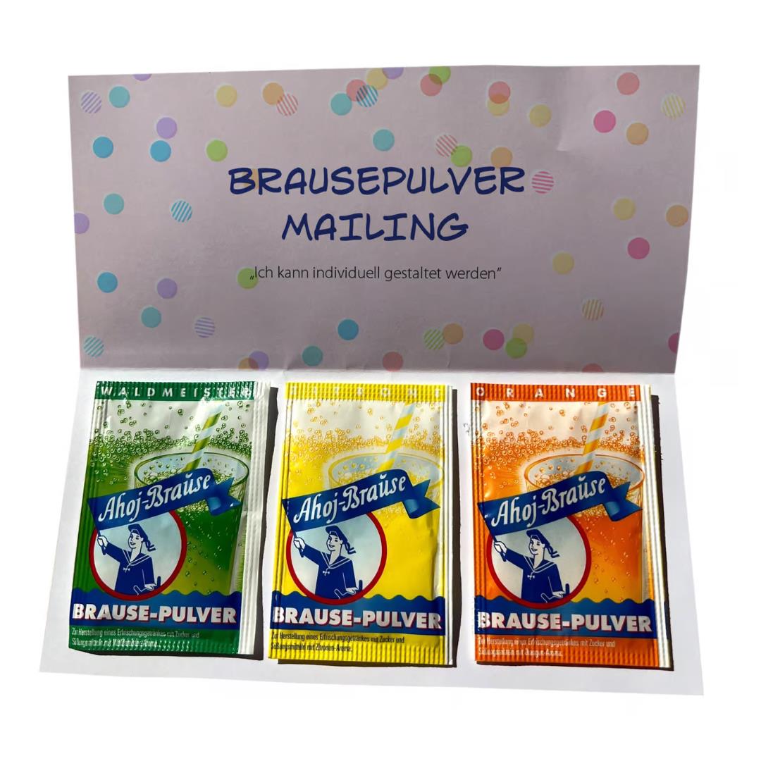 Brausepulver-Mailing 3er Set