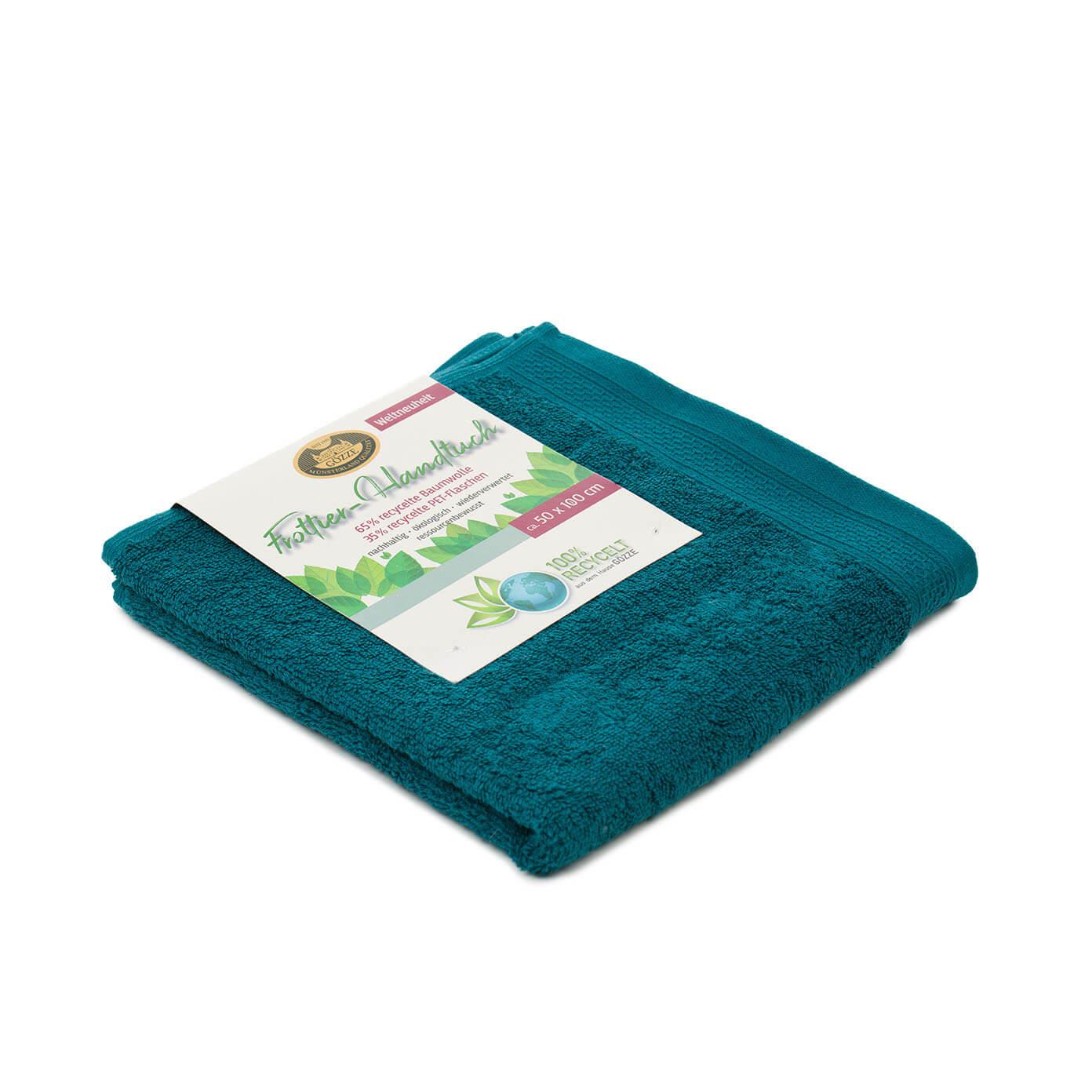 Frottierserie aus recycelten Materialien