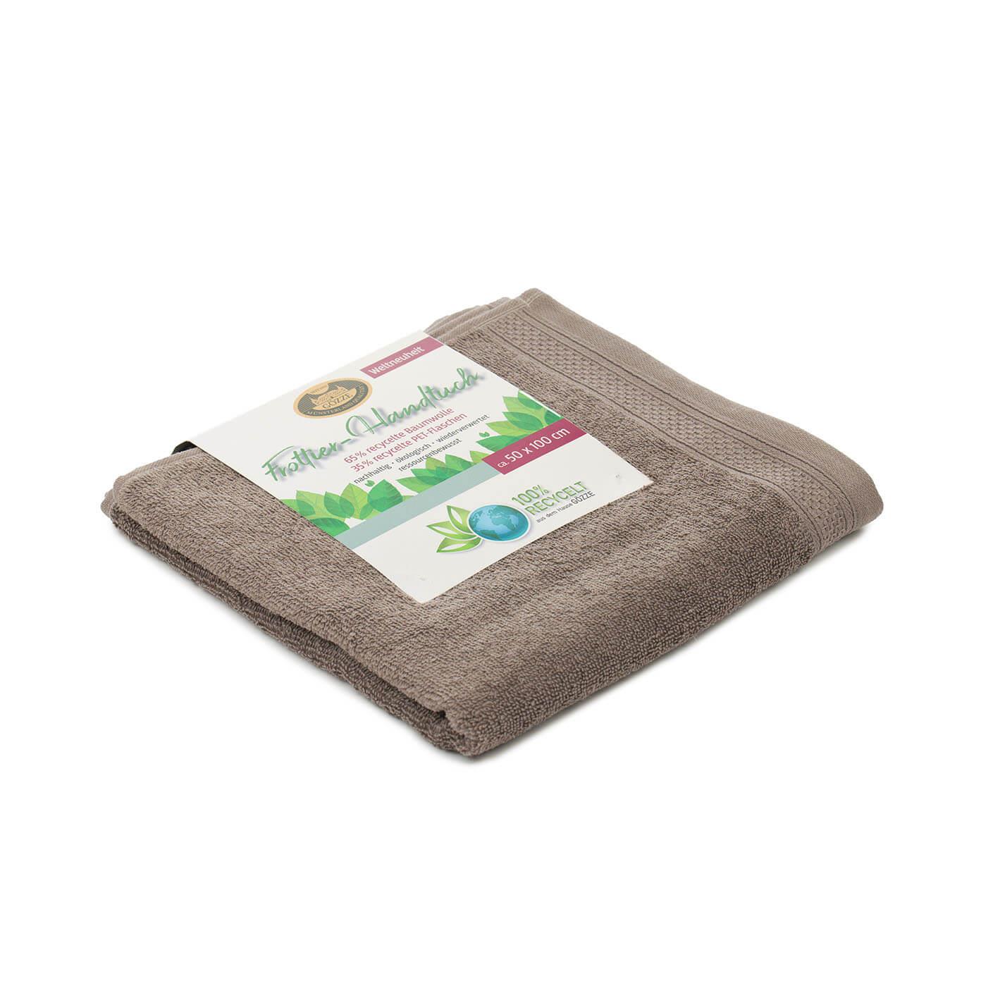 Frottierserie aus recycelten Materialien