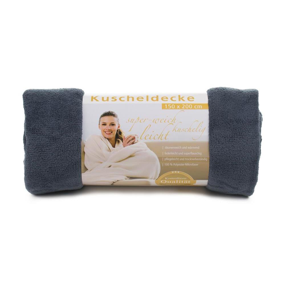 Kuscheldecke uni