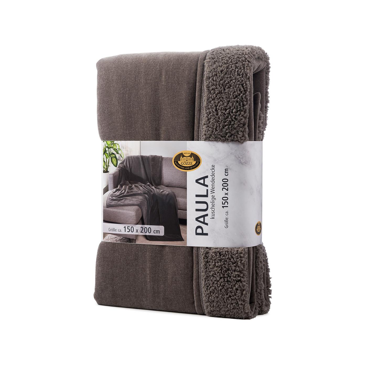 PAULA, Chenille Wohndecke