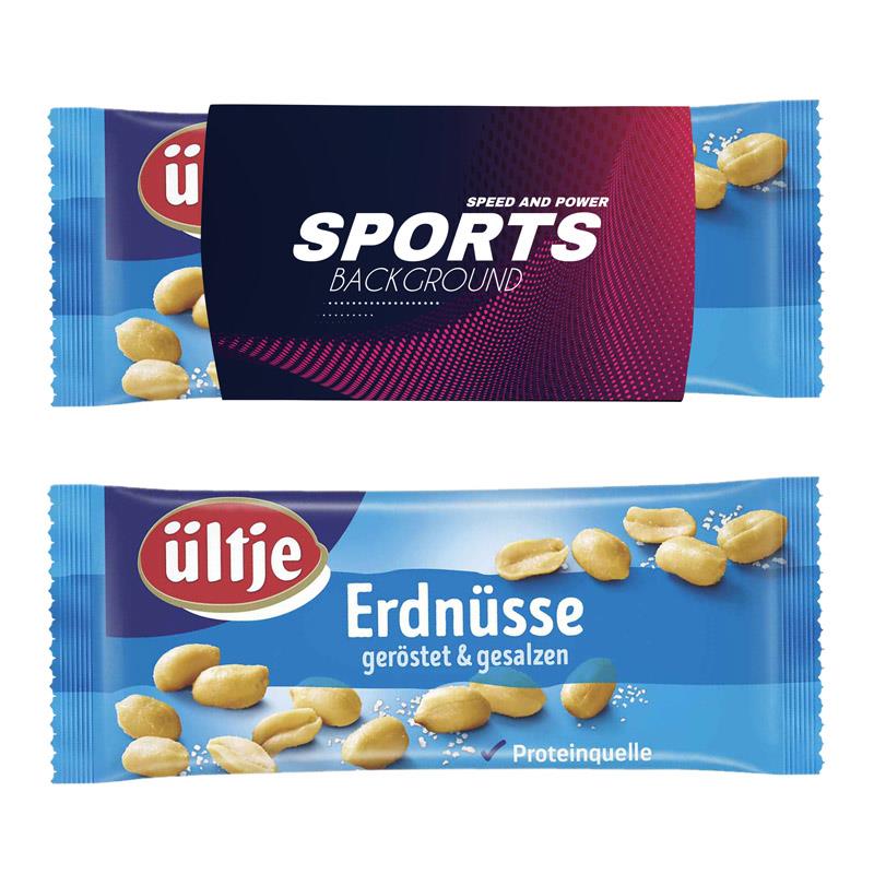 Nüsse mit Banderole