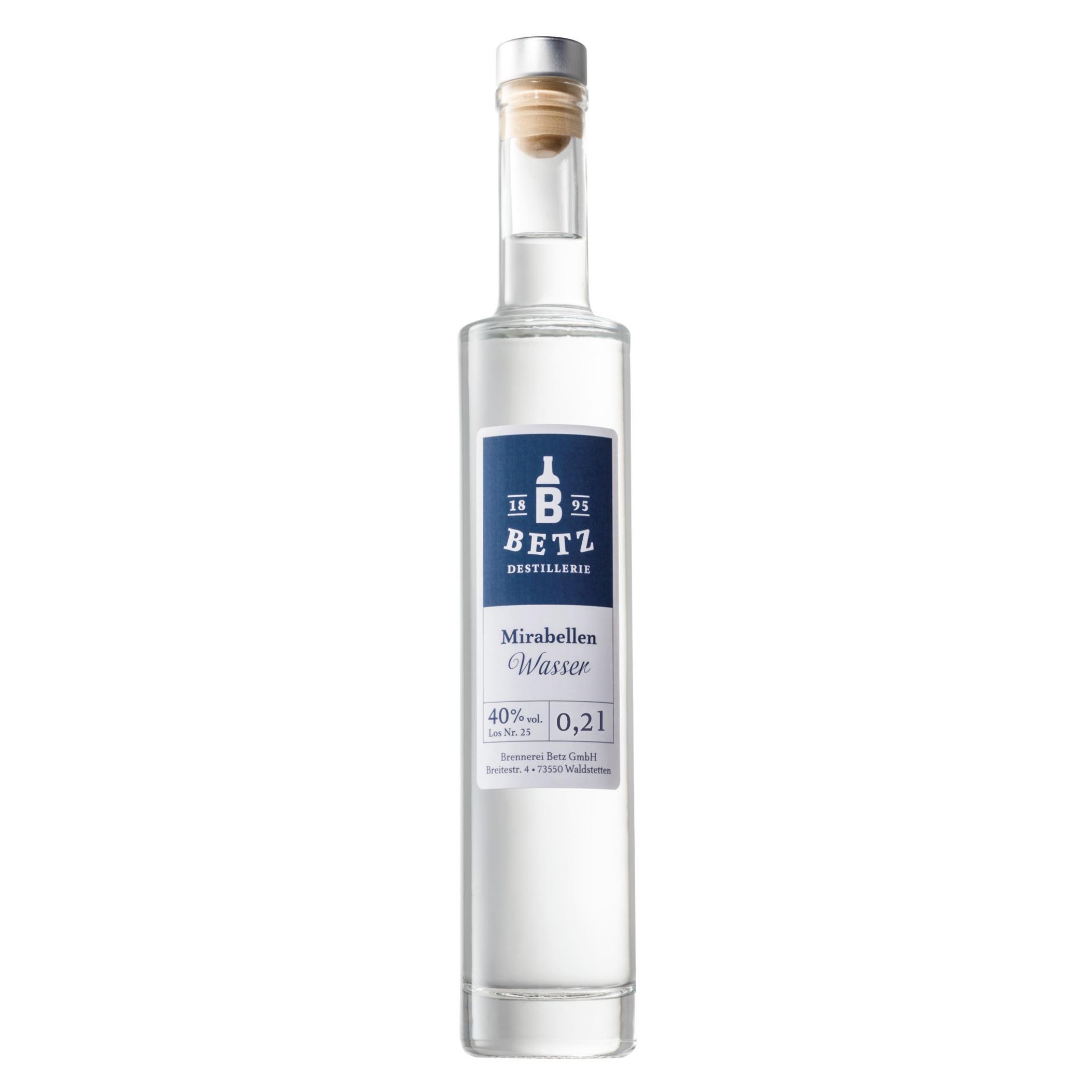 Mirabellenwasser 0,2 l in Flasche Atlantis, 40 % vol.