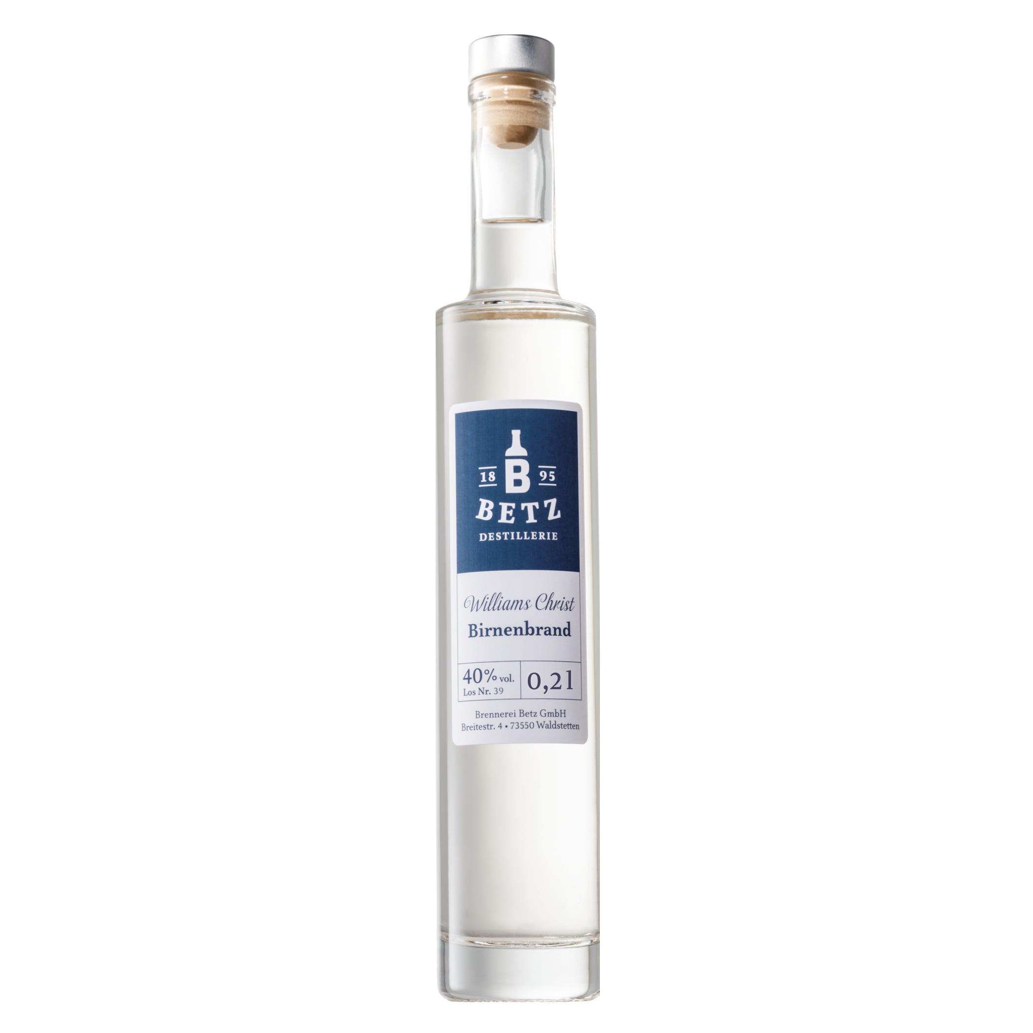 Williams Christ Birnenbrand 0,2 l in Flasche Atlantis, 40 % vol.