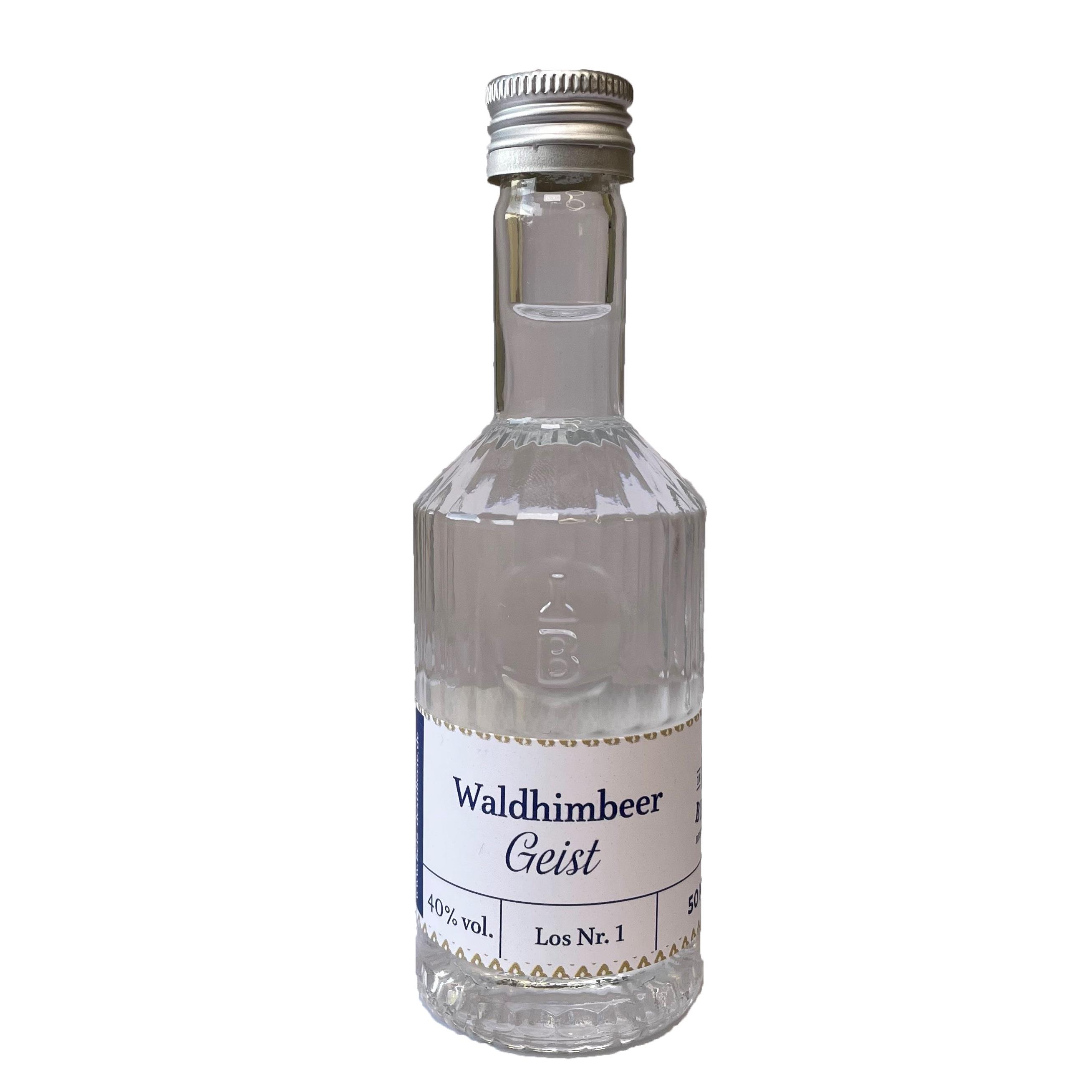 Waldhimbeergeist 50 ml in Tastingflasche, 40 % vol.
