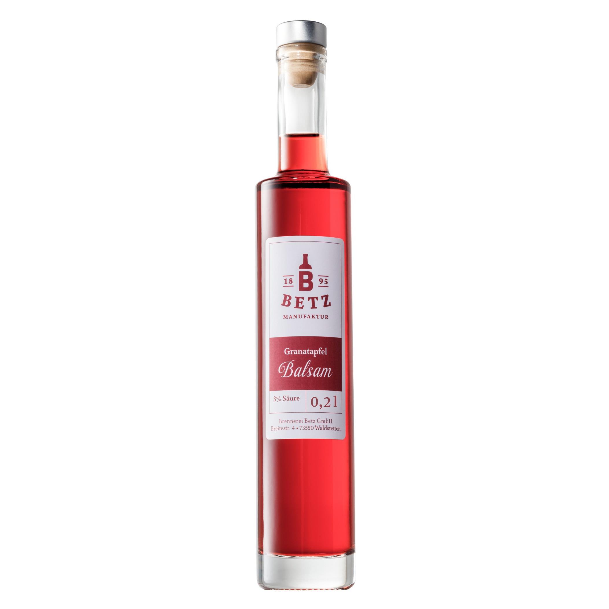Granatapfel Balsam 0,2 l in Flasche Atlantis, 5 % Säure