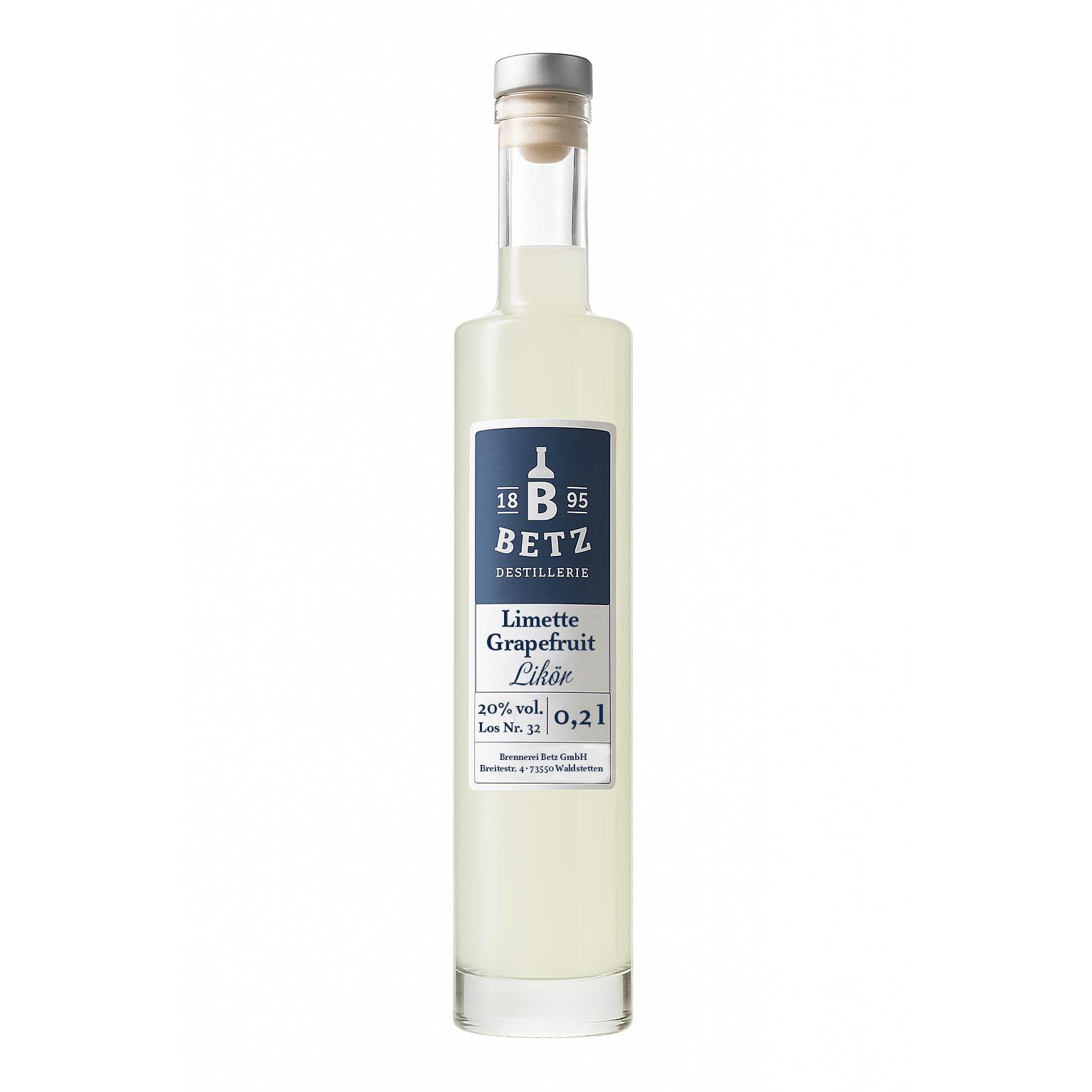 Limette-Grapefruit-Likör 0,2 l in Flasche Atlantis,  20 % vol.