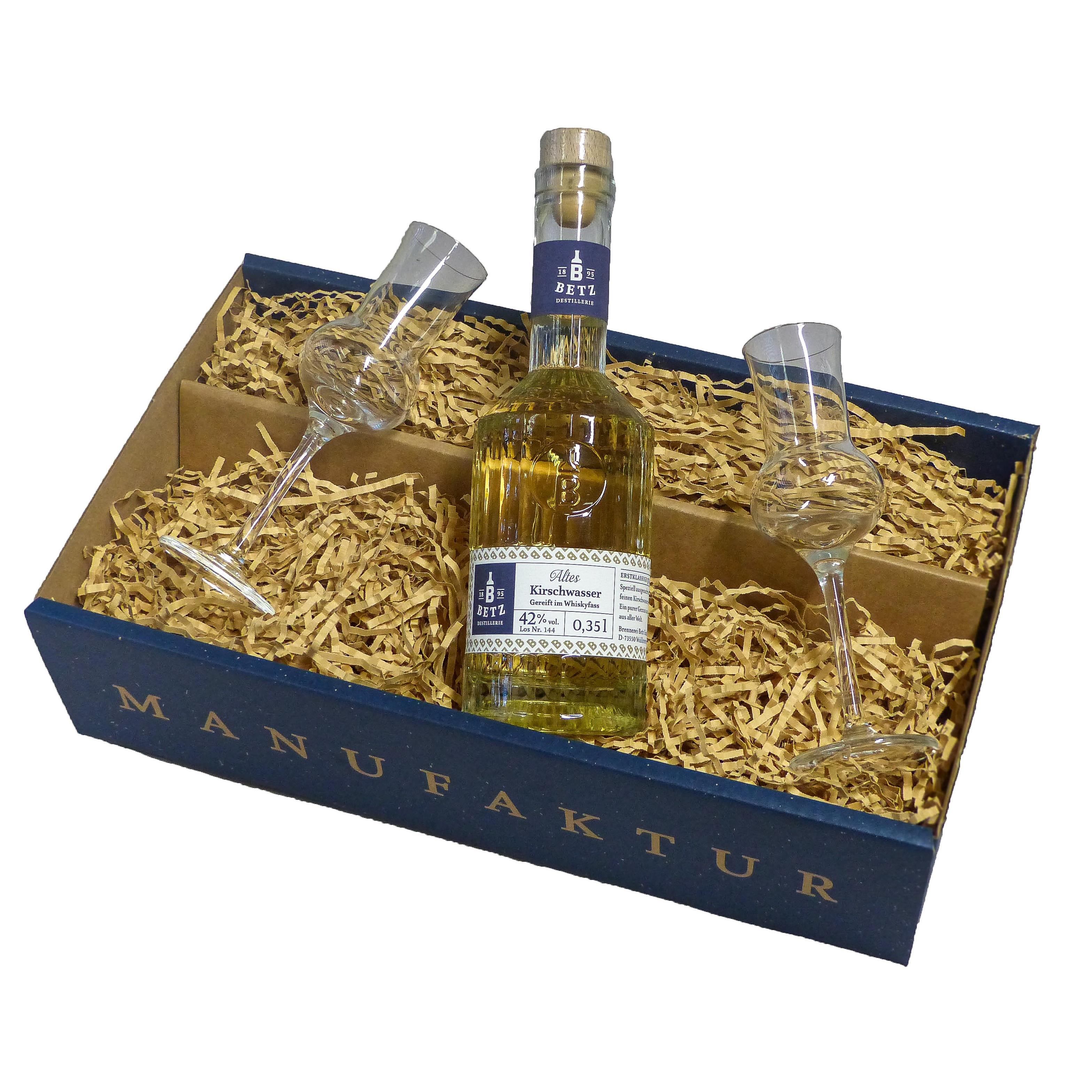 Edelbrand Präsentset ´Kirschwasser´ 0,35 l