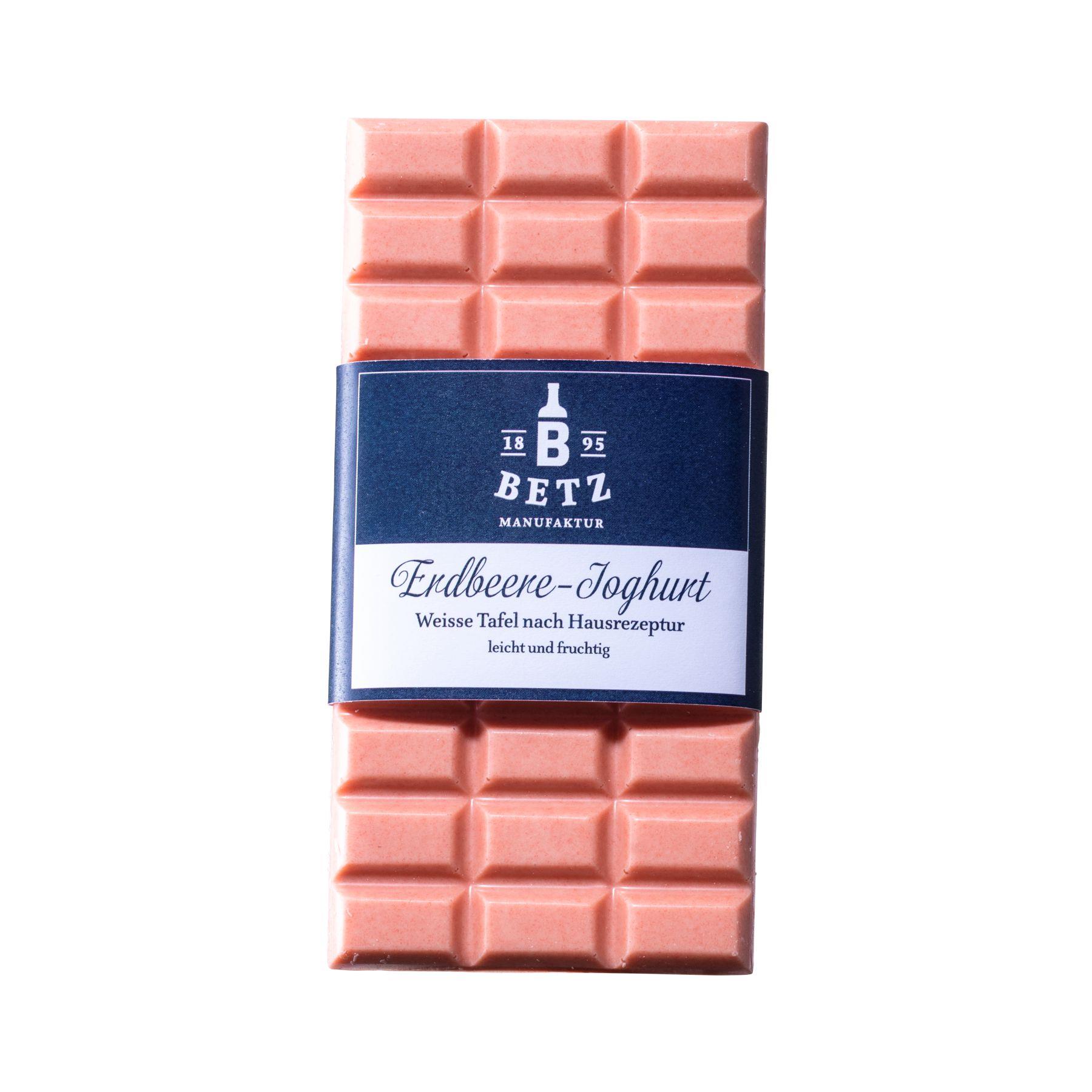 Schokolade ´Erdbeer-Joghurt´ 100 g, handgeschöpft