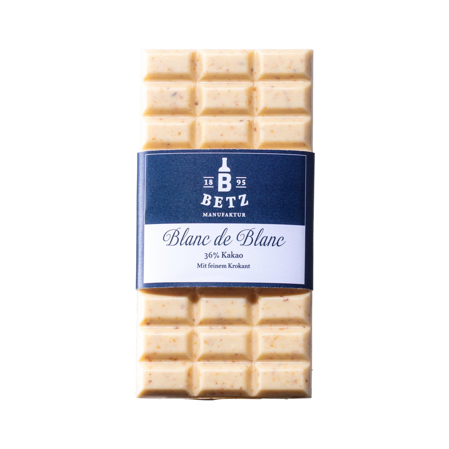 Schokolade ´Blanc de Blanc´ 100 g, handgeschöpft