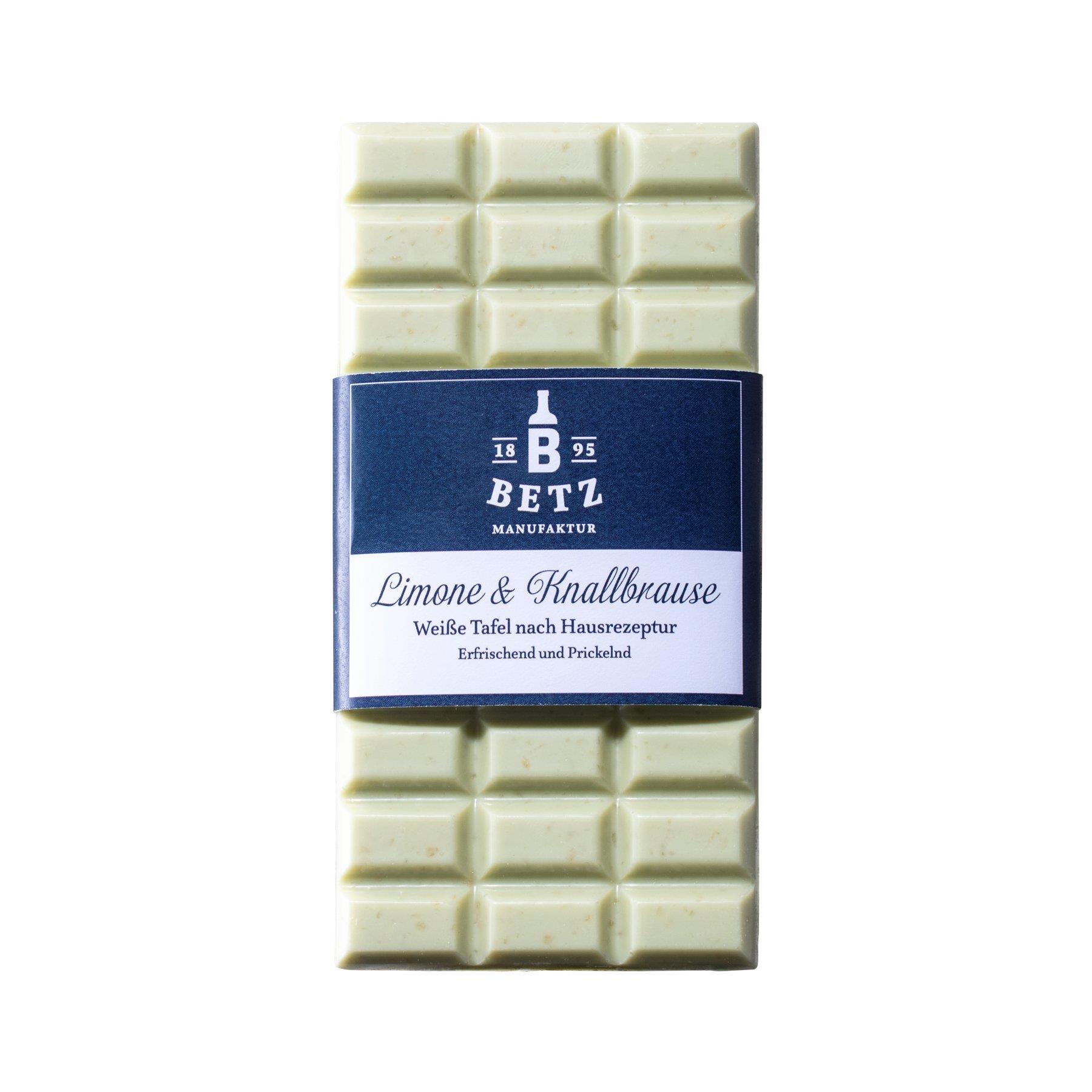 Schokolade ´Limone &  Brause´ 100 g, handgeschöpft