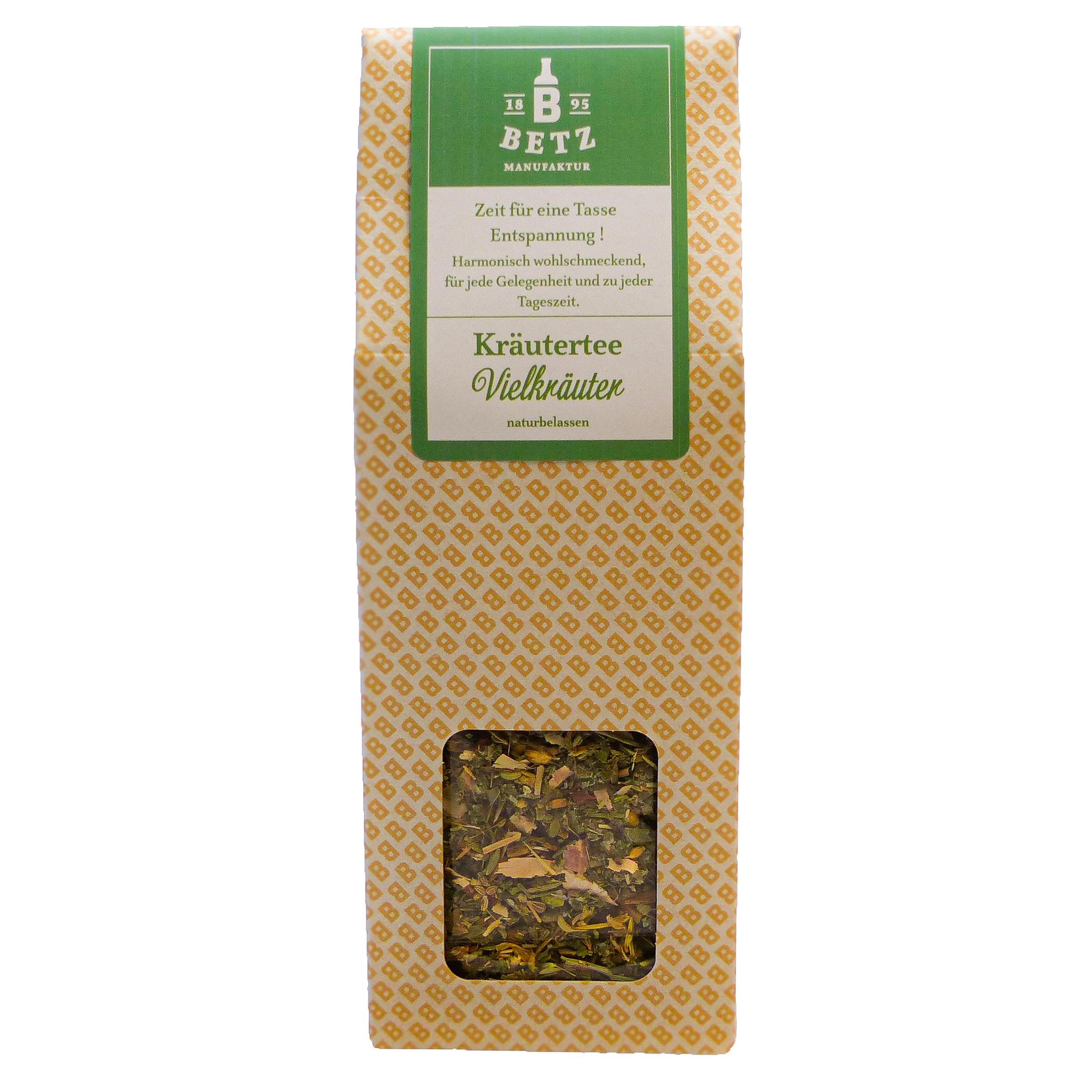 Kräutertee ´Vielkräuter´, 60 g in Präsentkartonage