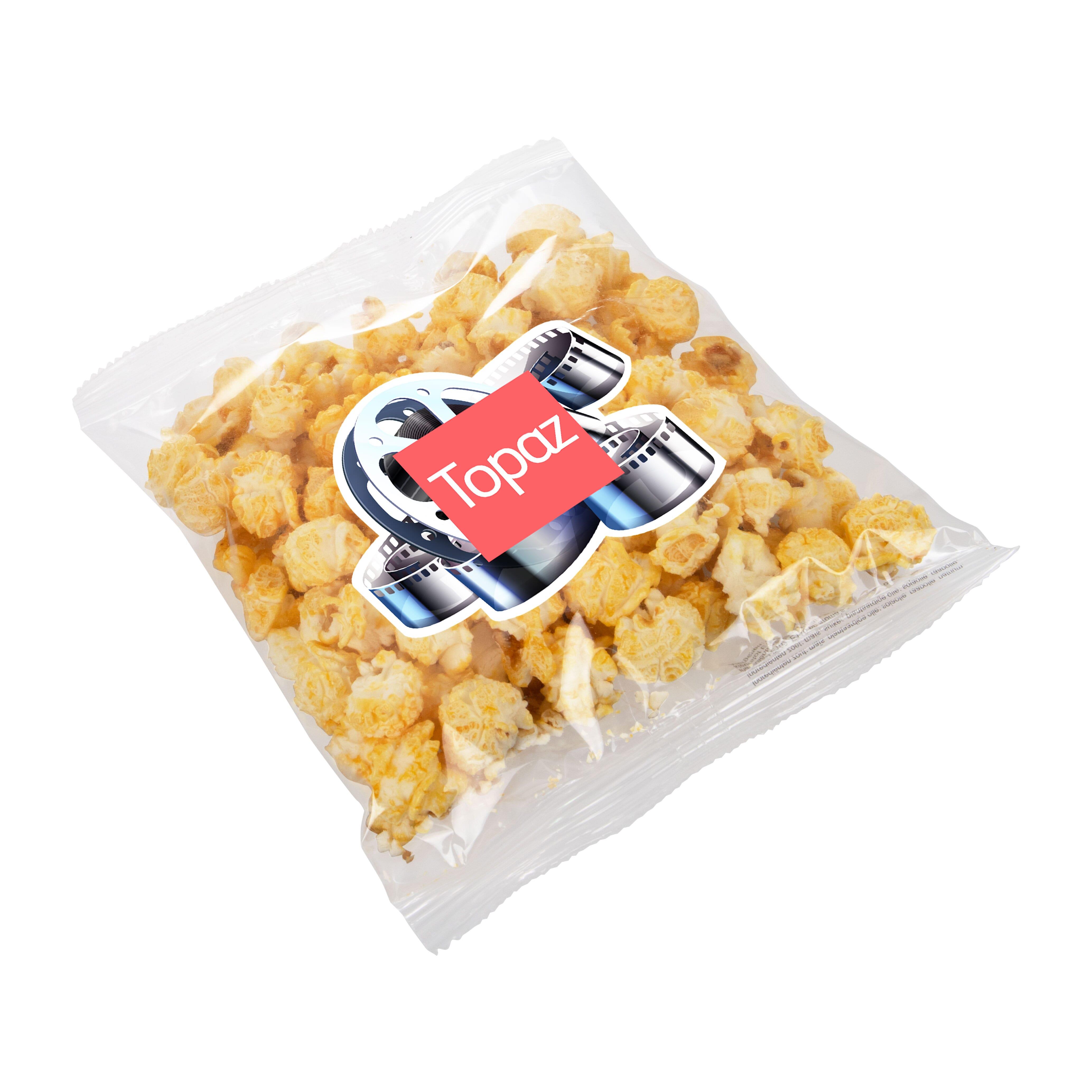 Transparenter Tüte Popcorn