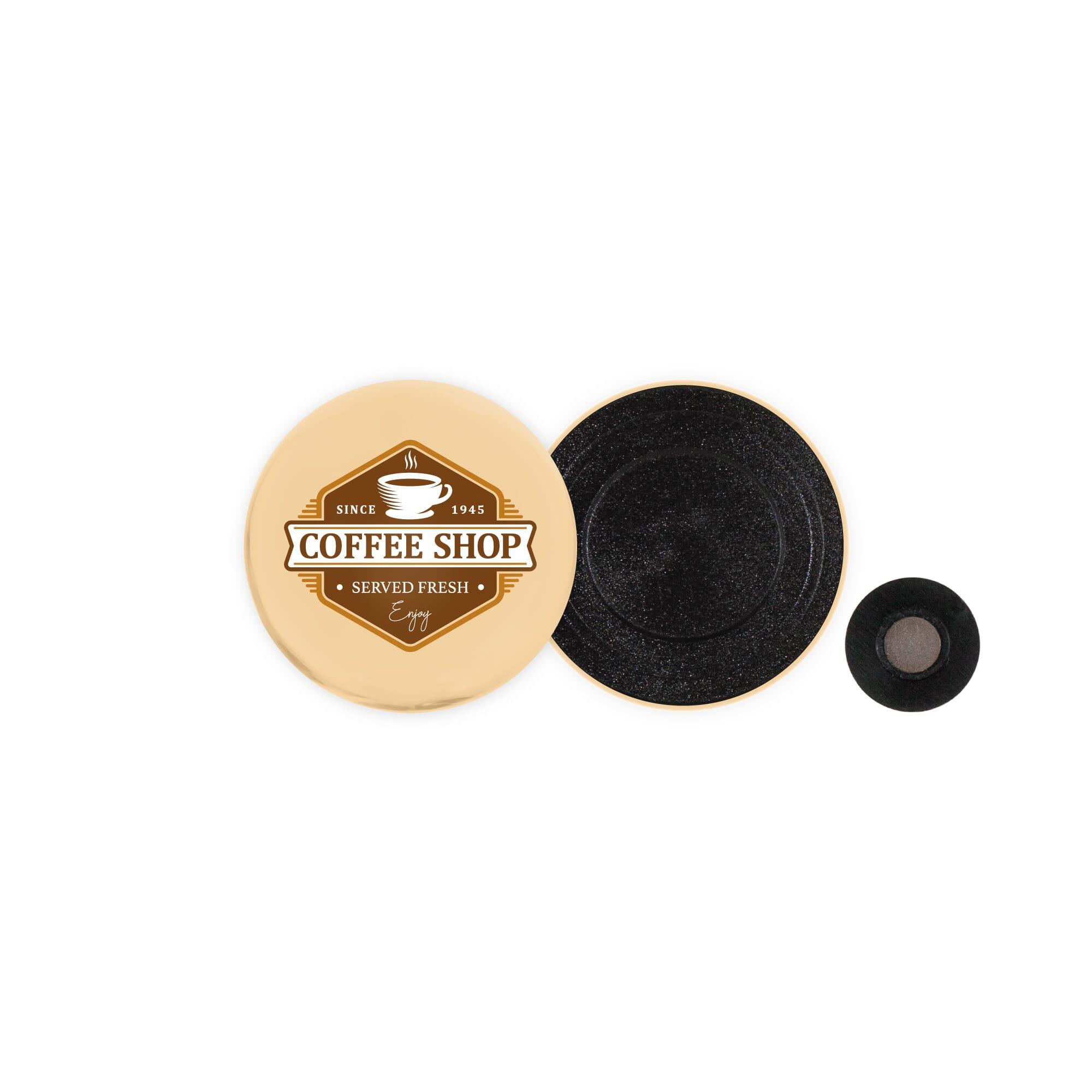 Metallbutton 56mm mit Textilienmagnet