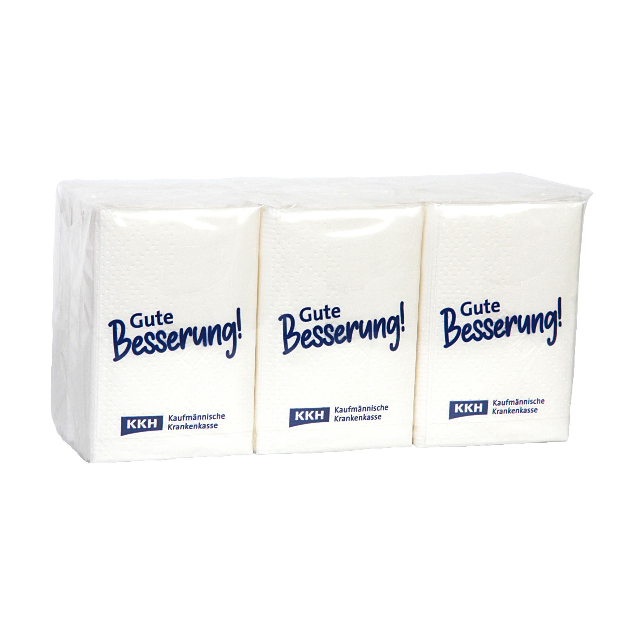 7er Set Taschentücher ´Pocket´ - 4c Druck auf Folie