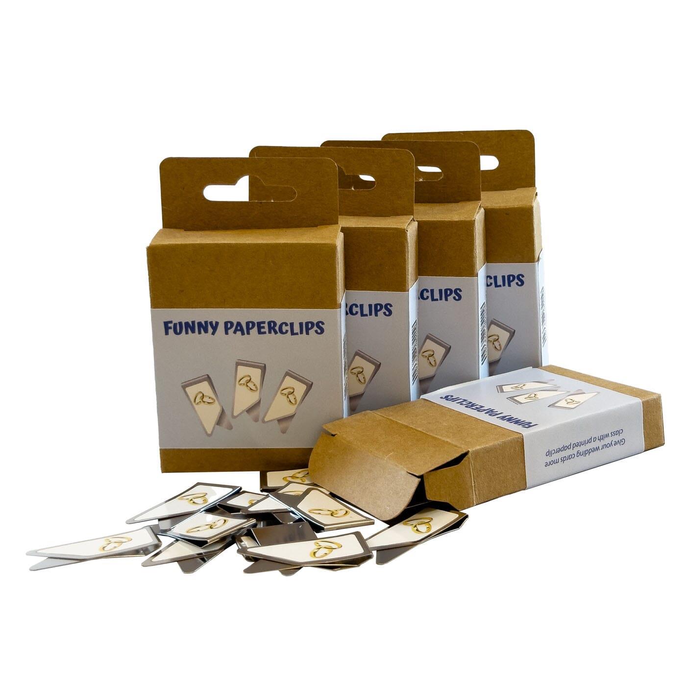 Hochzeits Büroklammer in Blisterpackaging