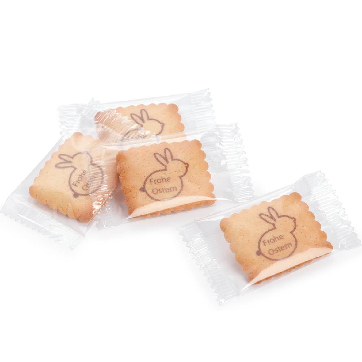 BEDRUCKTER OSTER-BUTTERKEKS IN KLARSICHTFOLIE
