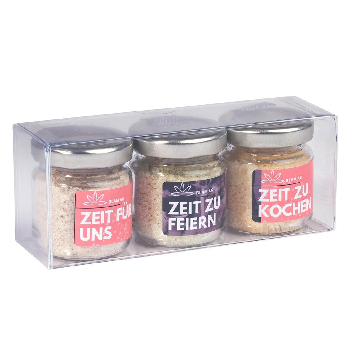 BACKOFEN-GOURMETSALZ 3ER-MAILINGBOX MIT FENSTER