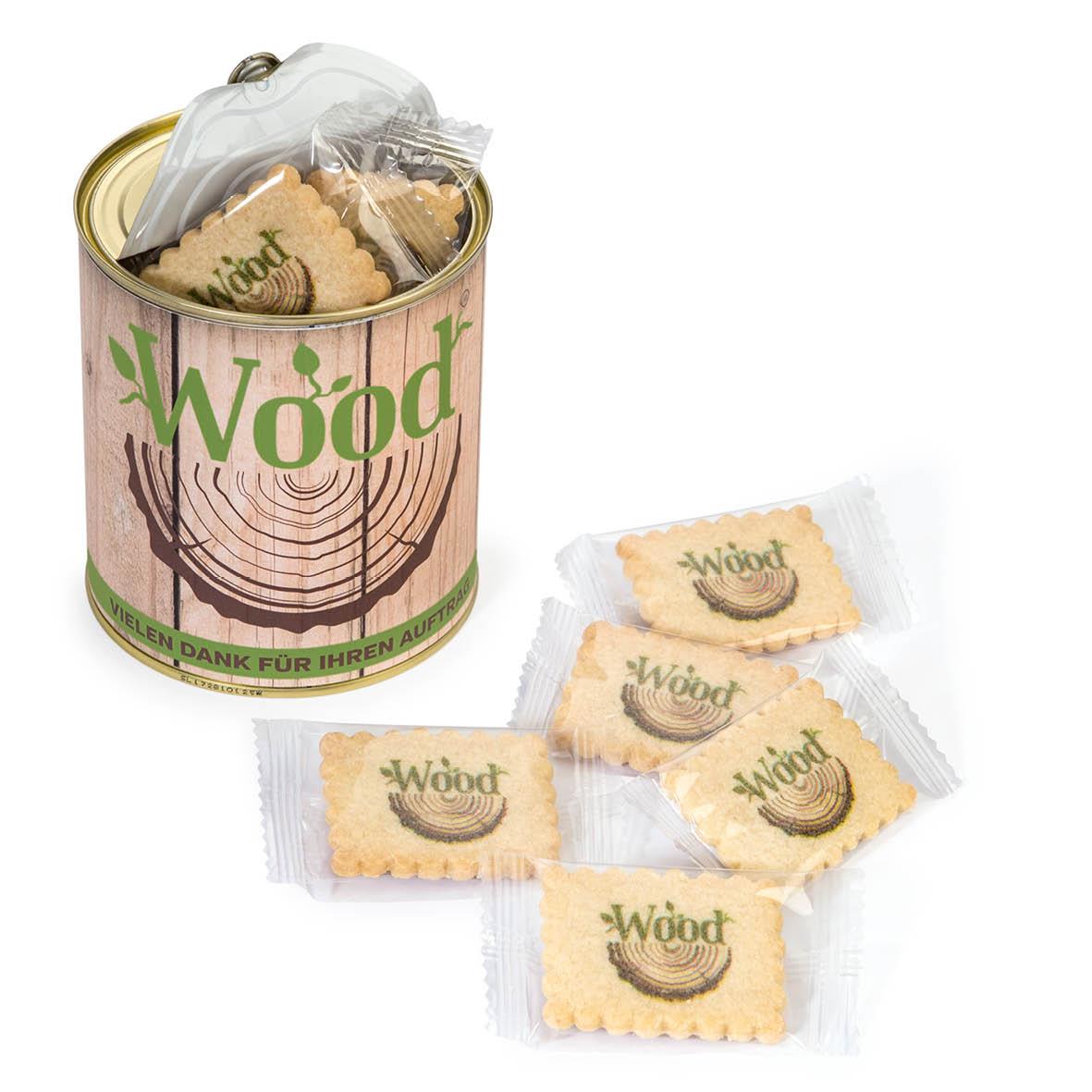 BEDRUCKTE VANILLE-BUTTERKEKSE IN KLARSICHTFOLIE