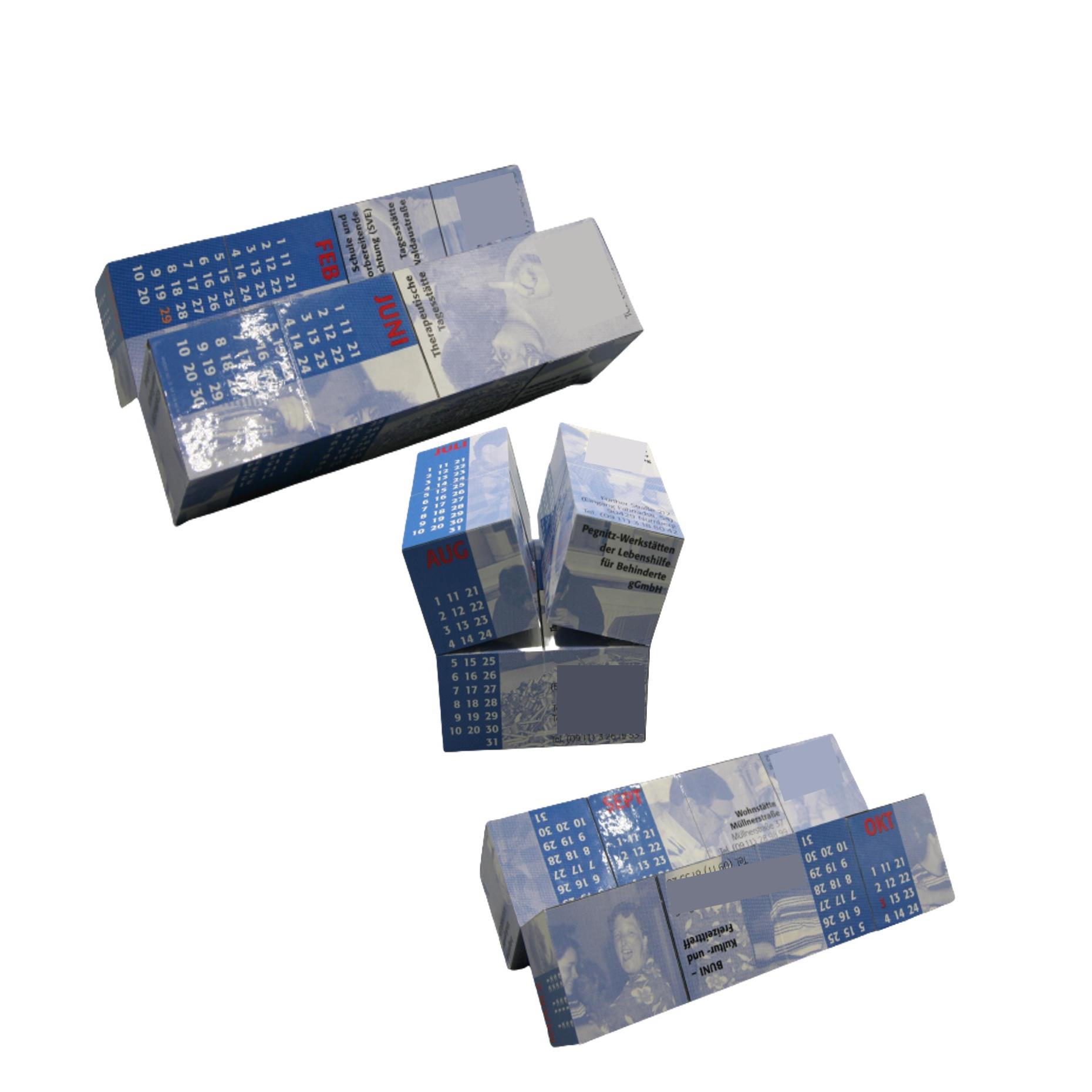 Klappwürfel 70x70x70 mm