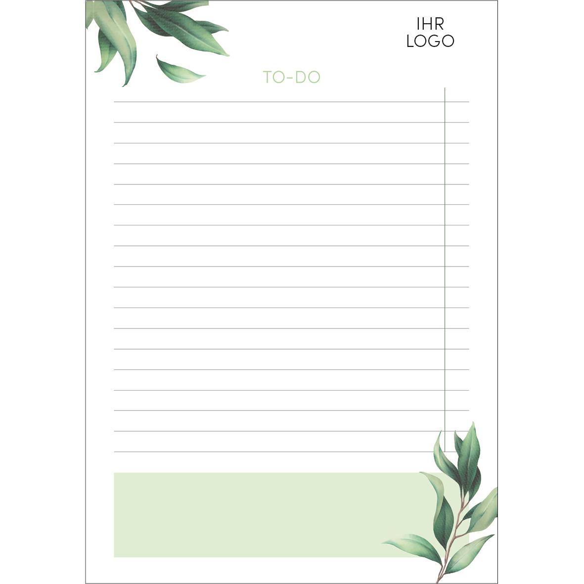 To-Do Block A5 Botanical