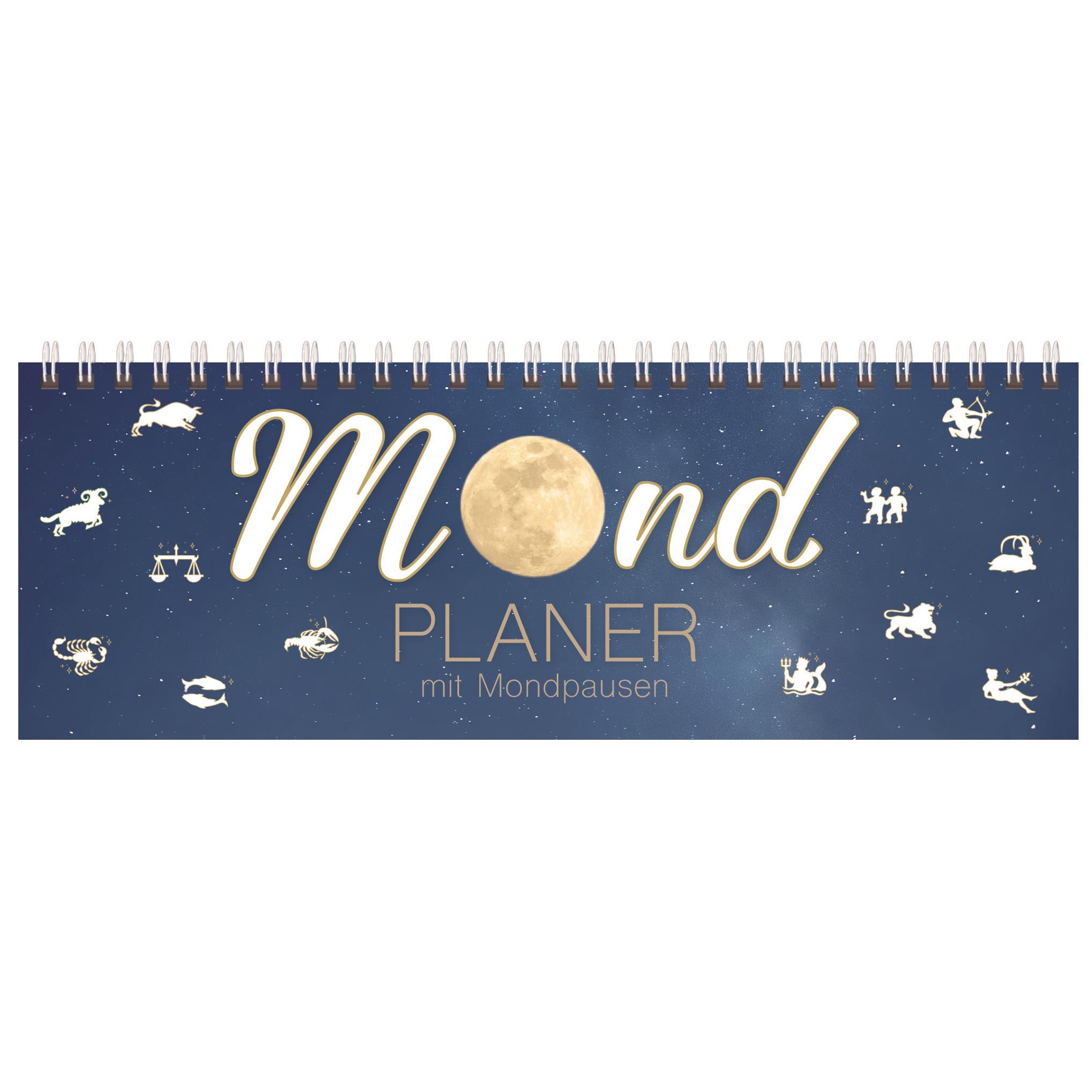 Tischquerkalender Mond
